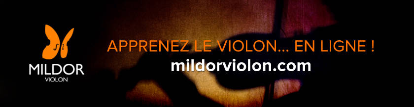 Apprenez le violon en ligne avec Mildor Violon
